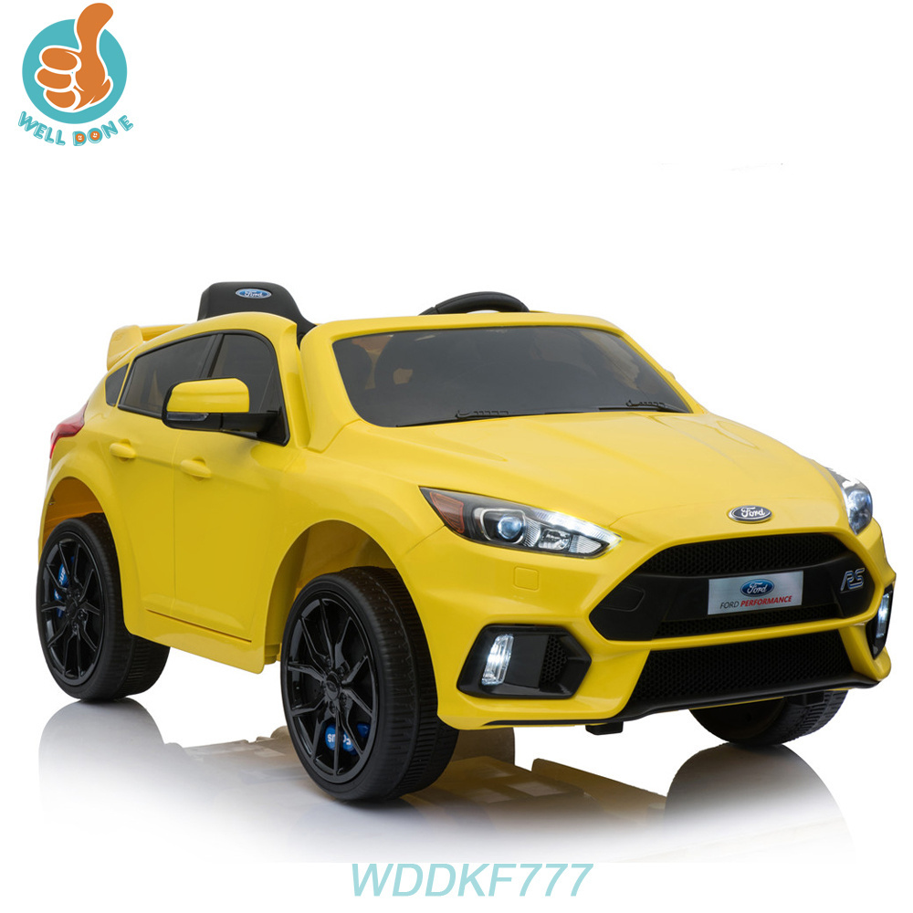 WDDKF777 Hot Sell Licence Electric Ride On Car With Remote Control Kids Electric New Four Wheeler Car