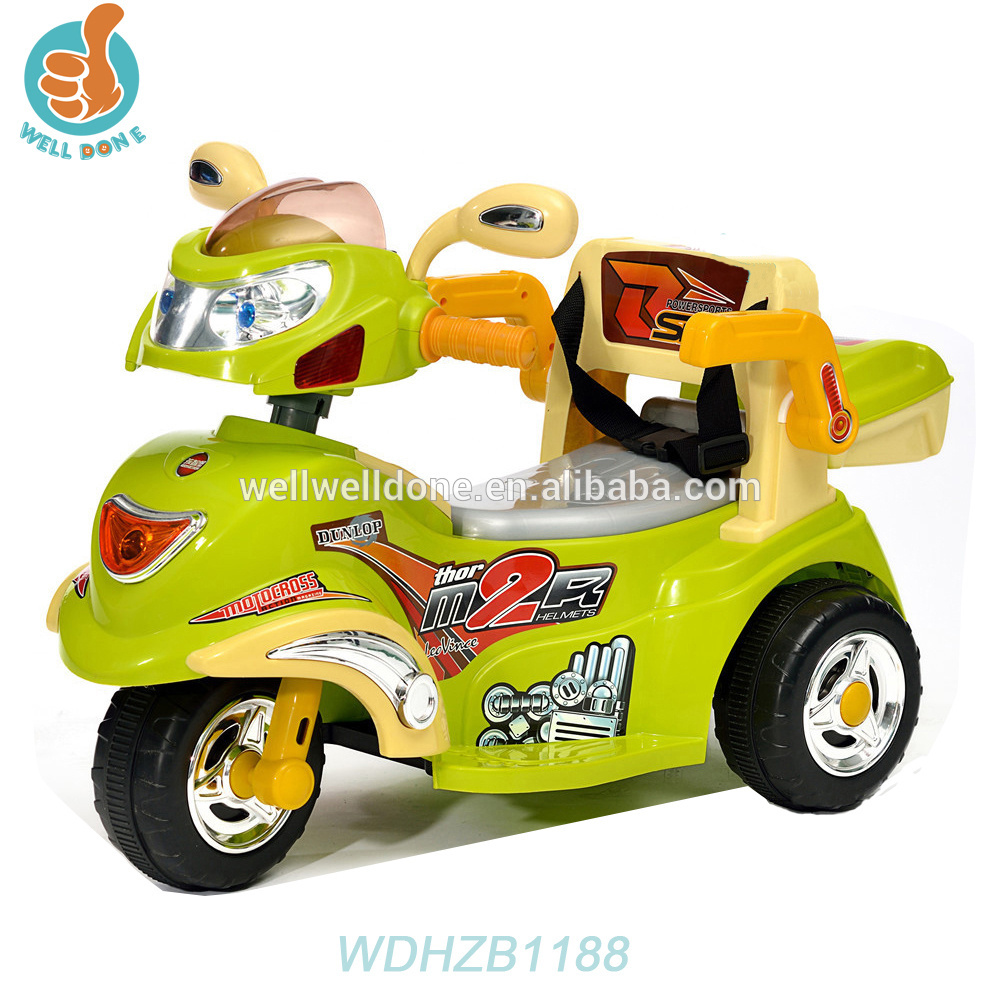 WDHZB1188 Popular design car fashion ride on car for kids battery powered three wheels toy motorcycle