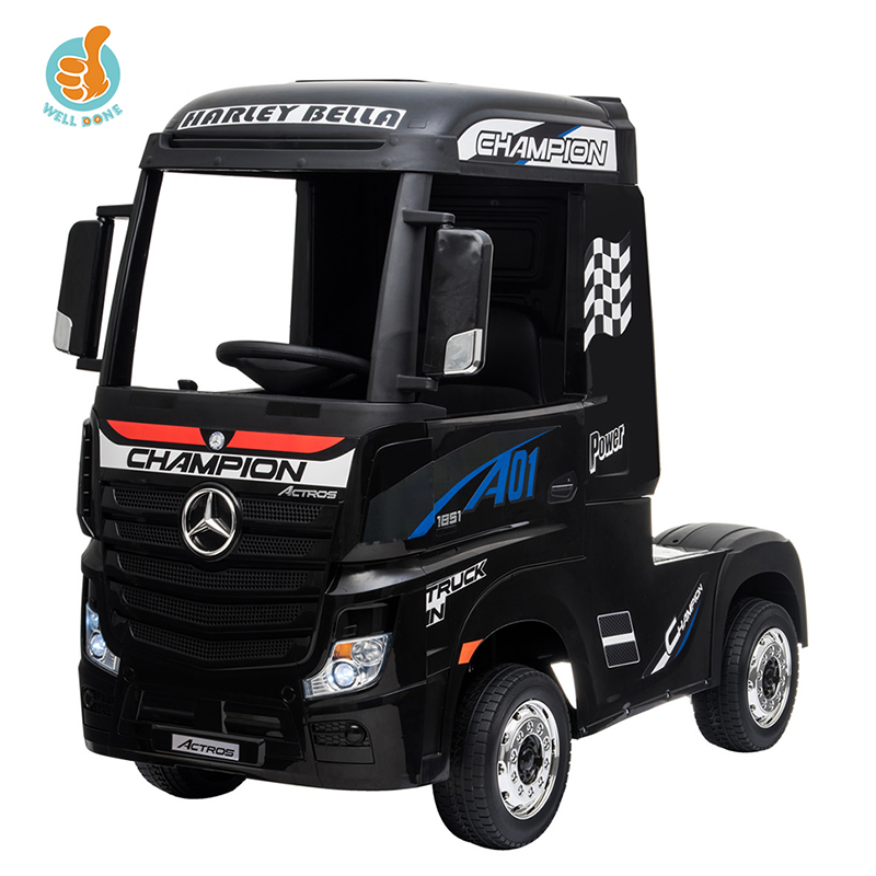 Hot Big Remote Truck Electric Children Ride on Car Licensed  ACTROS TRUCK HL358