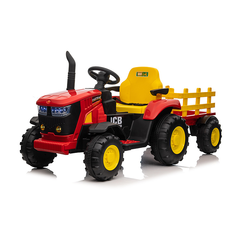 WDHL-3388 2023 New arrival children's toy tractor 12V kids ride on car with trailer