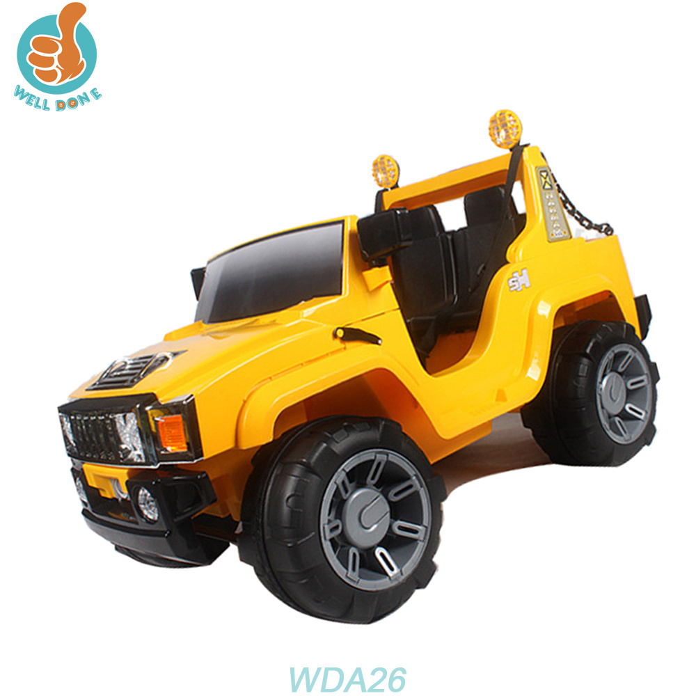 WDA26 2017 Newest Jeeps Kids Electric 12V Car logo Baby Toys For Kids