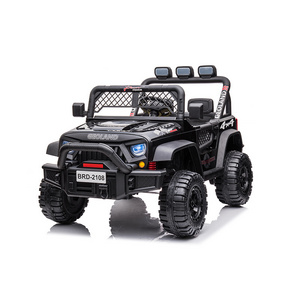 WDBRD-2108 electric kids car dual drive 2.4G remote control four wheel shock  big baby car jeep toy for kids