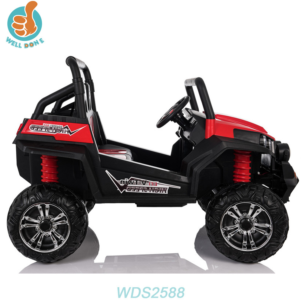 WDS2588 Baby 12V Electric Ride On Cars For 6 Year Old Kids To Play With Suspension