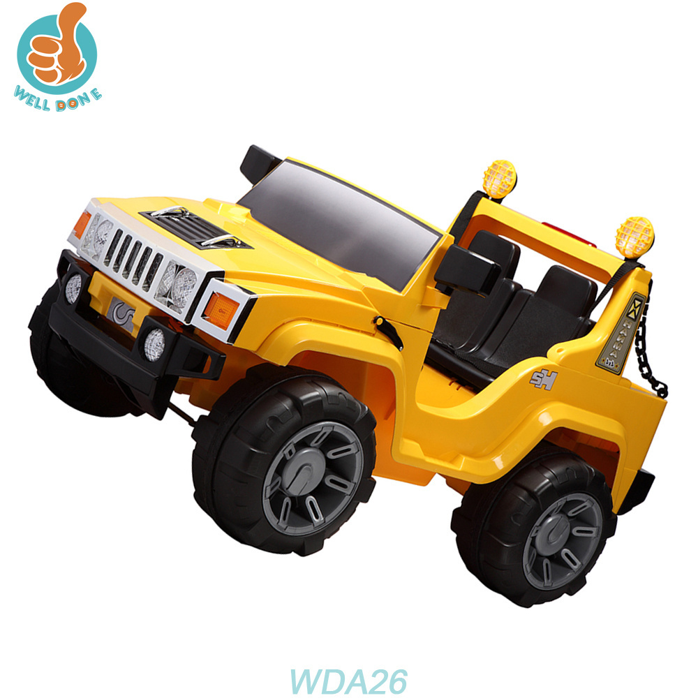 WDA26 2017 Newest Jeeps Kids Electric 12V Car logo Baby Toys For Kids