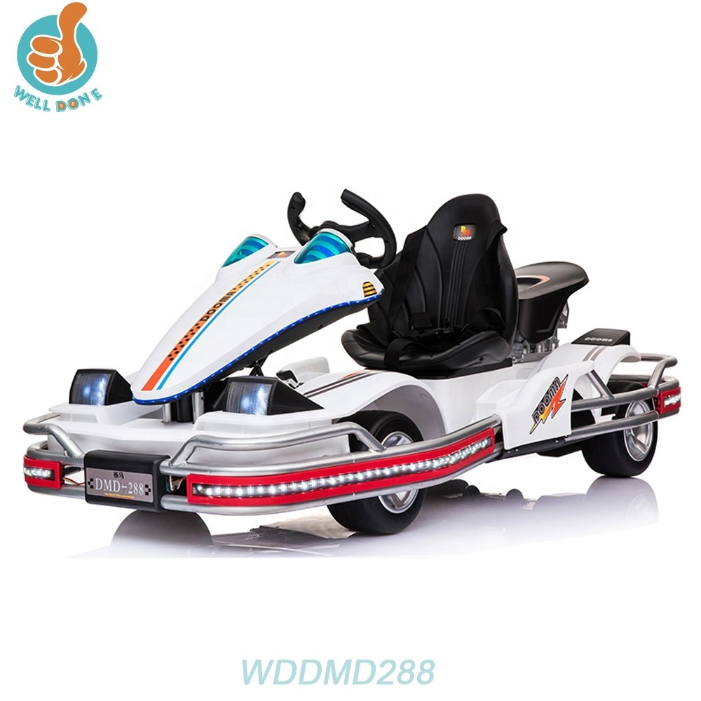 CE approved new go kart car, 3 seat can sit three kids, big strong WDDMD288