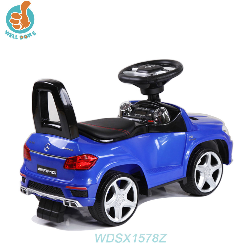 Pink Multi-Functional With Power Display Push Kids Ride On Cars