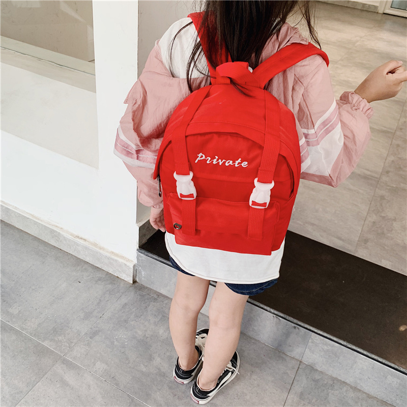 Wholesale Custom Printed Private Label Children's Canvas Mini Kids Backpack For School Bags