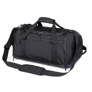 Custom Large Heavy Duty Weekender Carry On Duffle Bags Sport Gym Waterproof Travel Duffel Bag With Shoe Compartment For Men