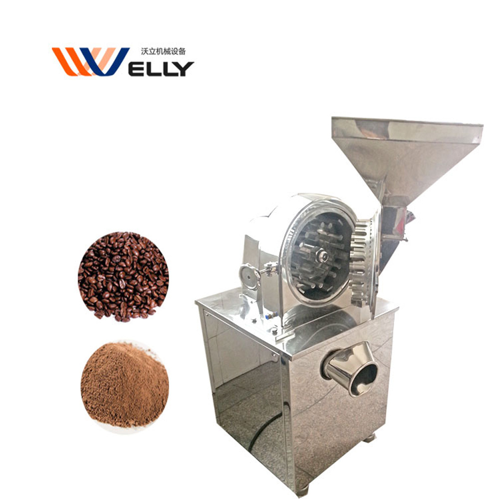 High efficient Saffron Grinder Stainless Steel Spicy Micro Chickpea Bean Cocoa Powder Pulverizer Machine