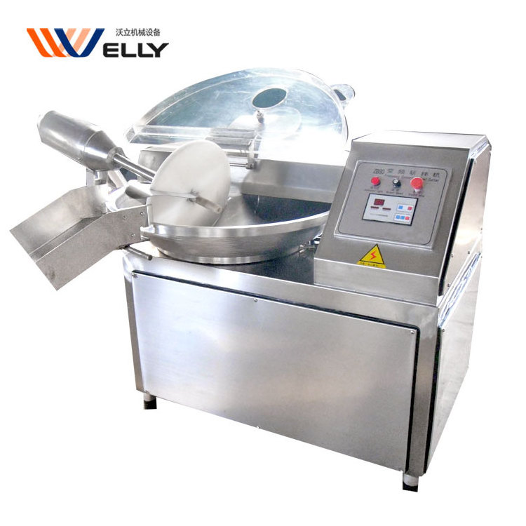 Commercial Industrial Meat Bowl Cutter And Vegetable Mixer Machine Mince Grinder Processing Meat Chopper Hamburger Chopper