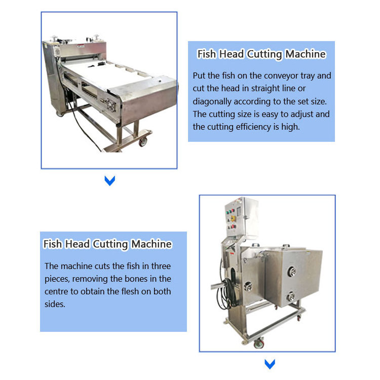 Commercial Price Small Electric Dehead Deboner Filleting Cutting Skinning Processing Machine Fish Deheading Equipment