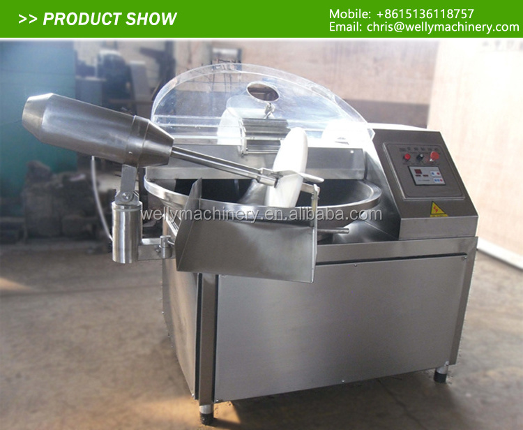 Commercial Industrial Meat Bowl Cutter And Vegetable Mixer Machine Mince Grinder Processing Meat Chopper Hamburger Chopper