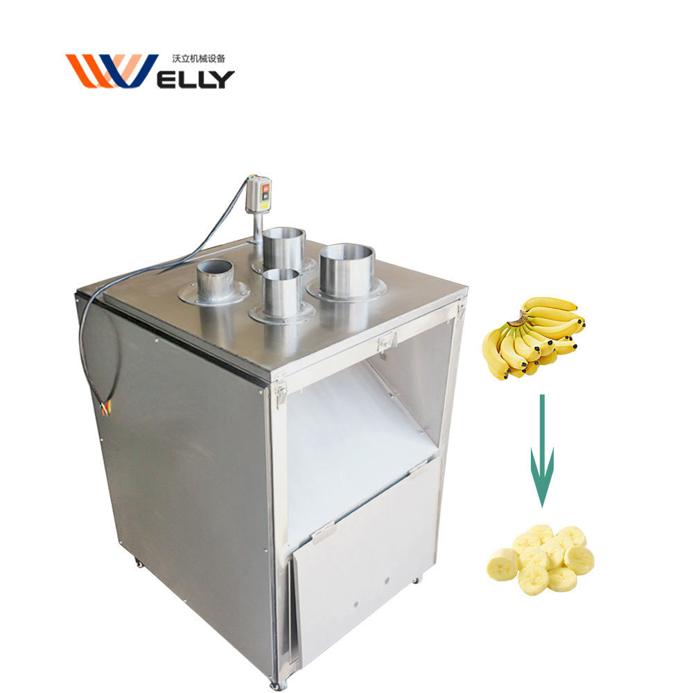 Automatic Press Down Small Papaya Commercial Potato Chips Slicer Onion Fries Cut Fruit Vegetable Slicing Machine