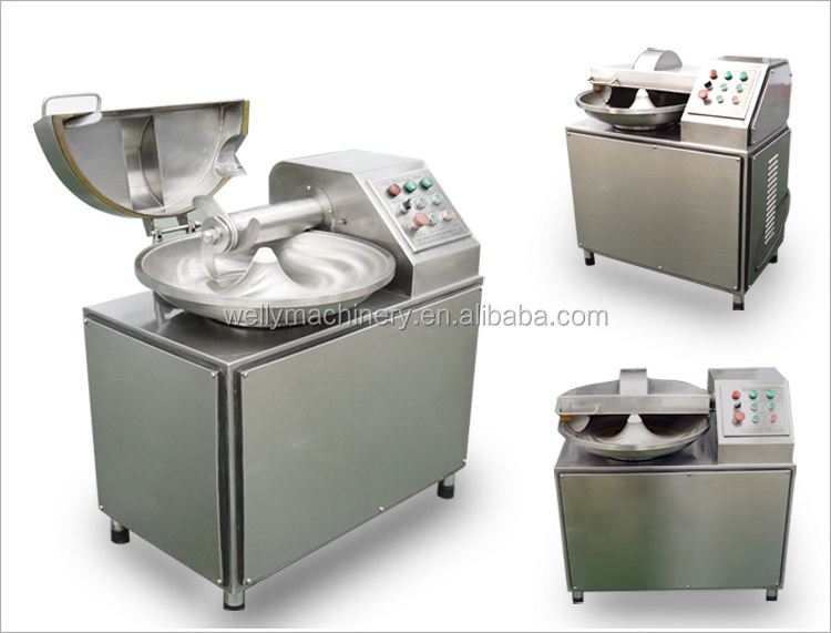 Commercial Industrial Meat Bowl Cutter And Vegetable Mixer Machine Mince Grinder Processing Meat Chopper Hamburger Chopper