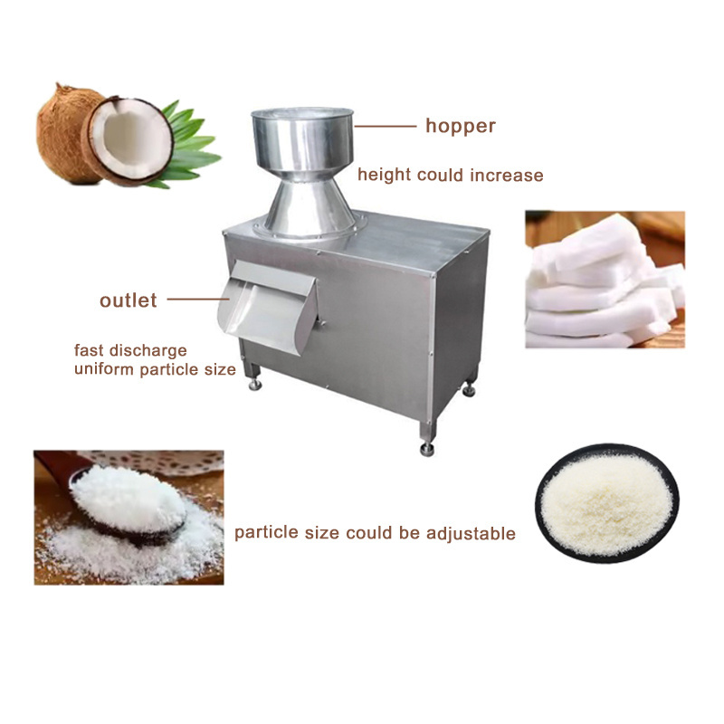 Professional Ginger Grinding Carrot Grating Shredder Machine for Coconut Husk