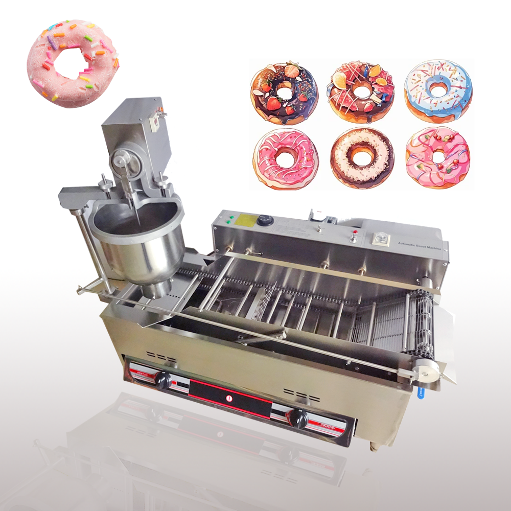 Widely Use Donut Production Line Donut Ball Hole Waveform Maker Making Machine Doghnut Making Machine