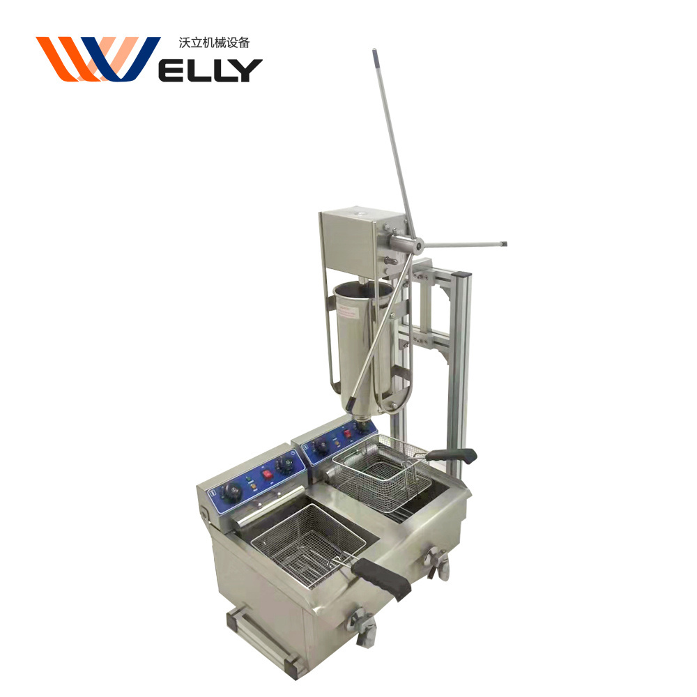 5L 7L 9L 10 12L 15L Low price churros half auto machine/ churros machine spanish churros maker/ churro machine uk