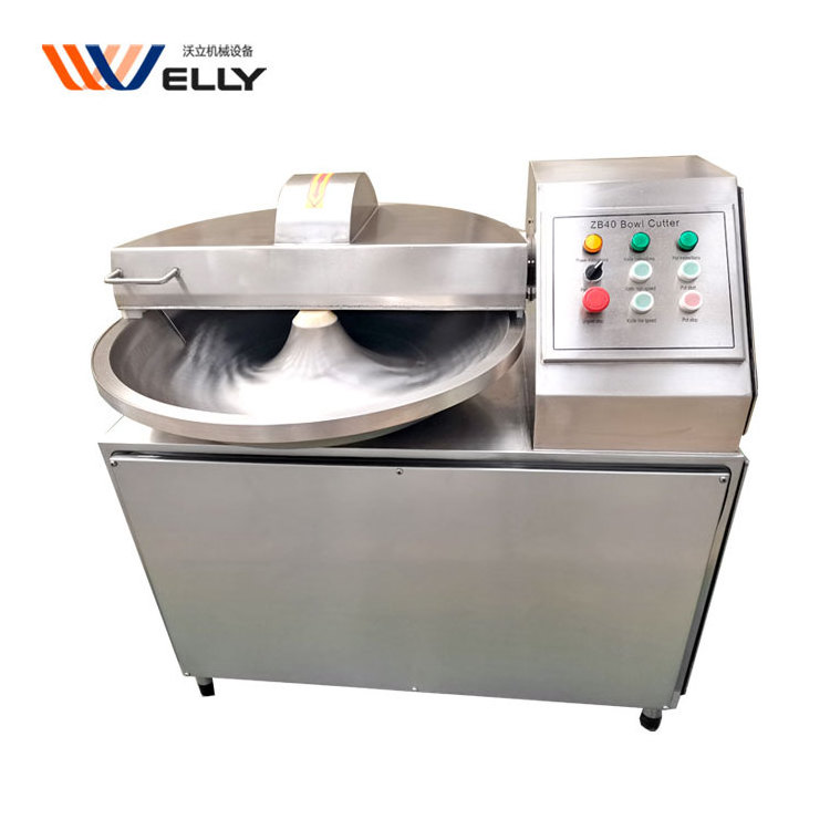 Commercial Industrial Meat Bowl Cutter And Vegetable Mixer Machine Mince Grinder Processing Meat Chopper Hamburger Chopper