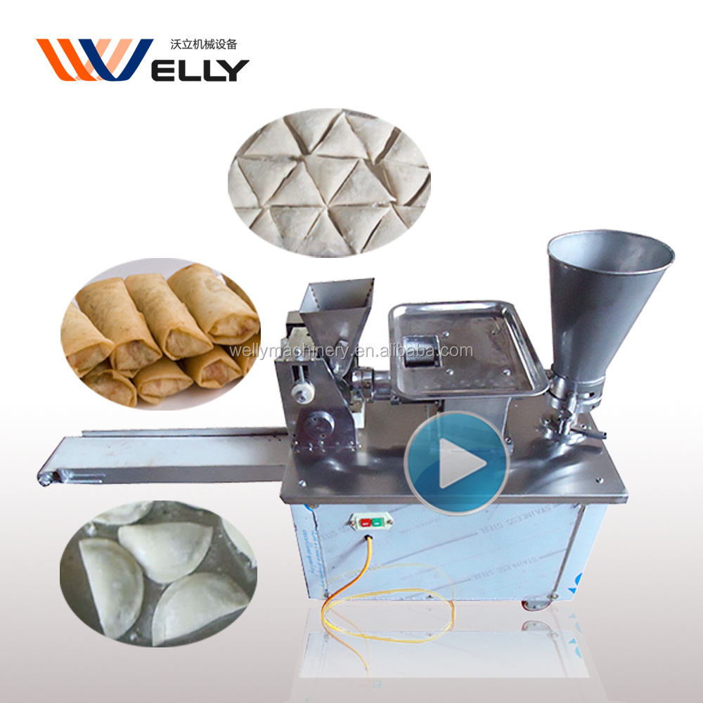 Factory price Chinese automatic dumpling machine/samosa making machine/spring roll machine