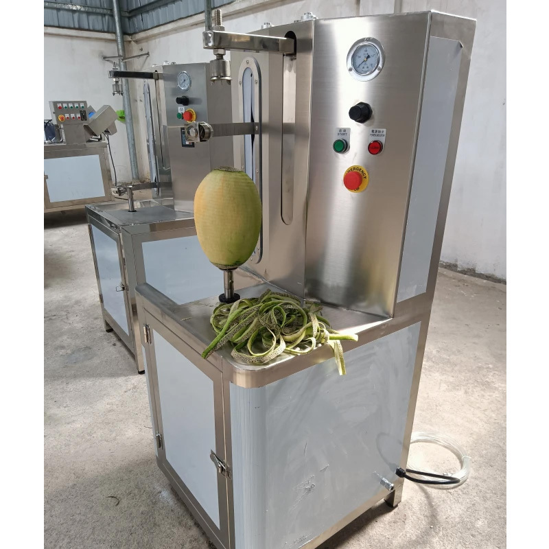 Automatic green coconut peeler automatic trimming machine for Melon Pineapple peeler machine