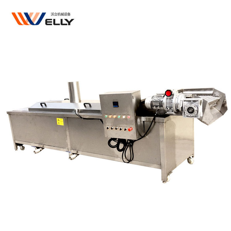 High Efficiency Black Eye Beans Seafood Nut Soybean Steam Blancher Food Plant Conveyor Blanching Machine