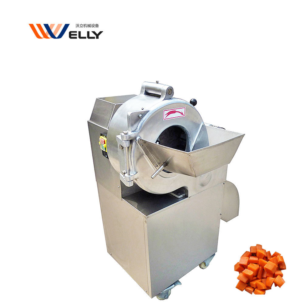 Industrial Automatic Carrot Cutting Papaya Cubing Carrots Dicing Onion Slicer Dicer Melon Vegetable Fruit Chopper Machine