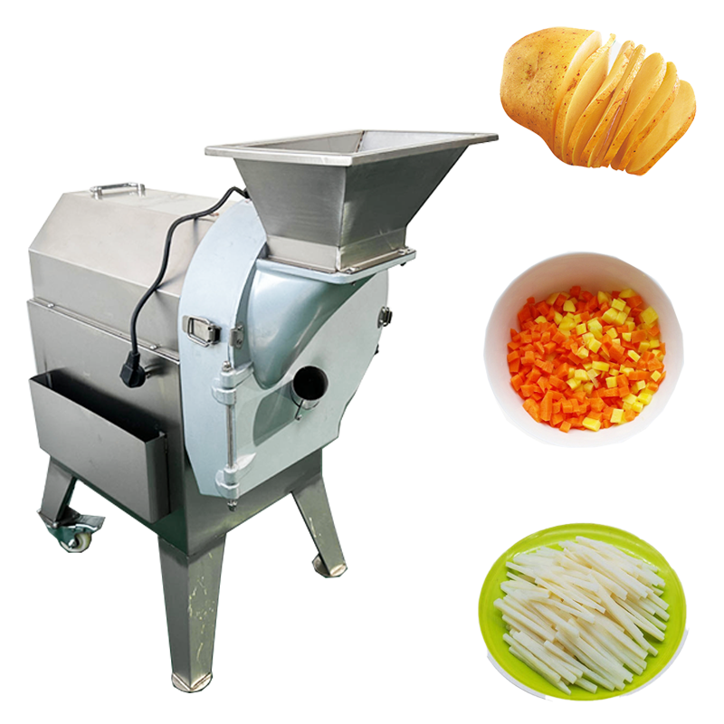 Automatic fruit and vegetable okra cutting onion carrot shredder machine vegetable cutter