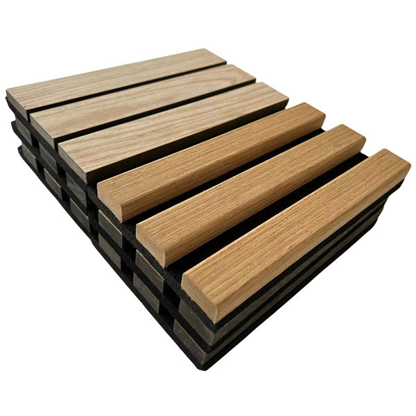 Sound Absorbing Wooden Slat Acoustic Panel For Interior Wall