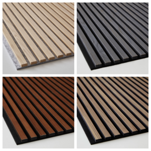 Ash Akupanel wooden slats decorate 3D Interior Wall Panel Flame Retardant Soundproof Wall Panel