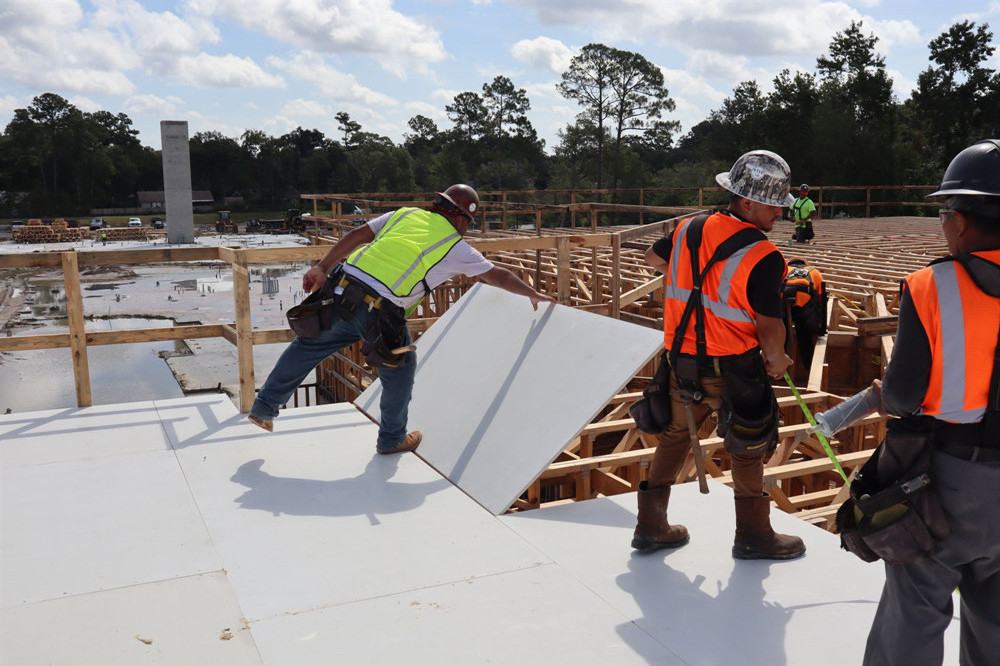 High strength fireproof substrate floor magnesium oxide board / mgo subfloor