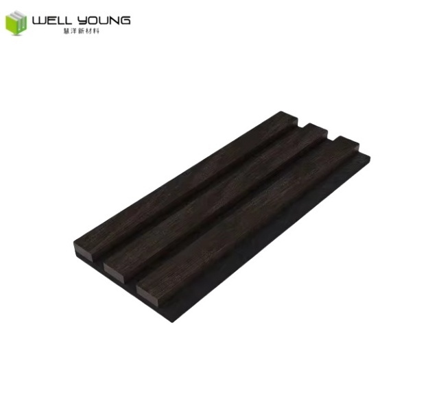 3d Customize Decorative Art Acoustic Wooden Slat Wall Panel for Indoor Environment