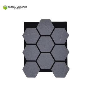 Modern Hexagon Sound Reduction New Design Wooden Acoustic Panels Wall Panel for Office