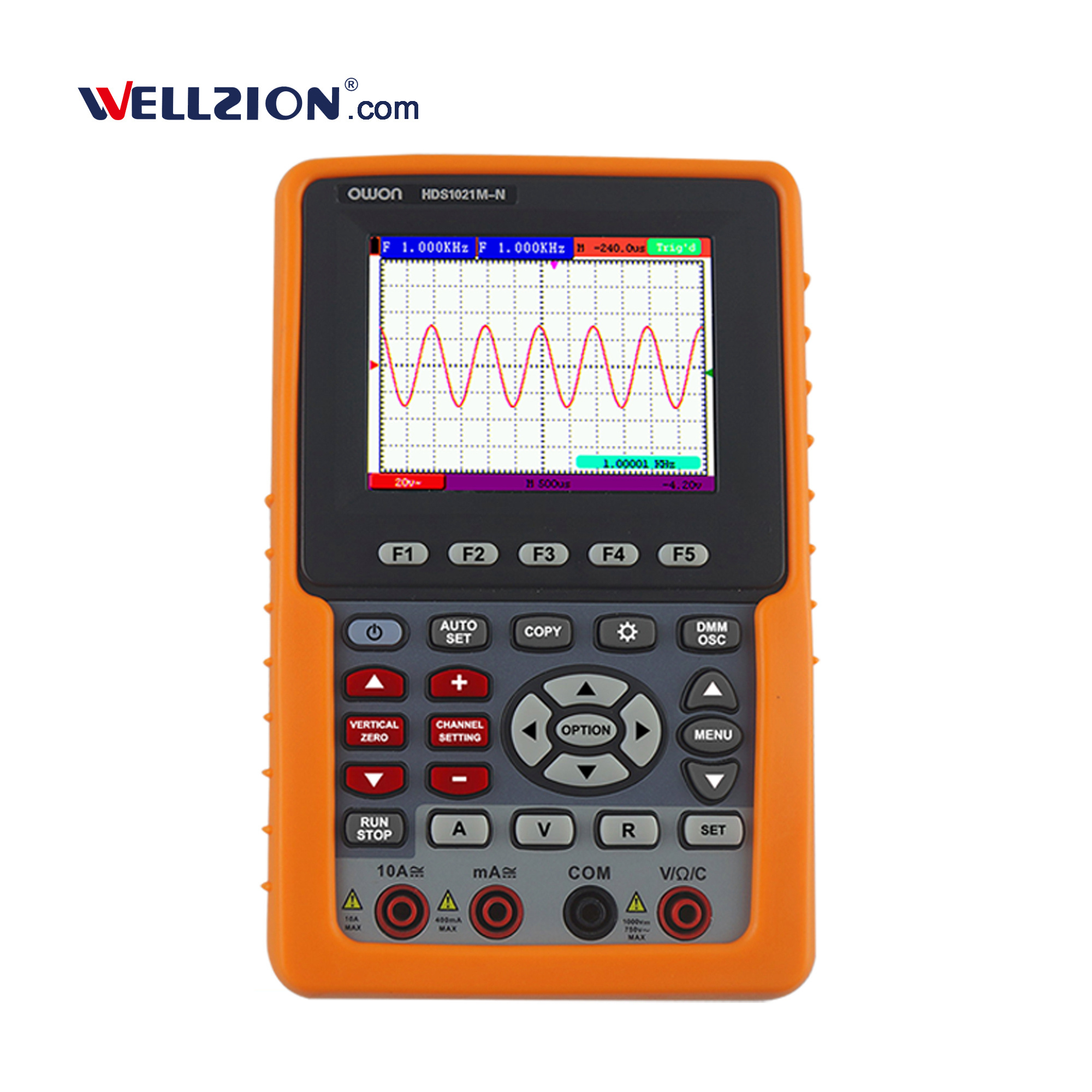 HDS1021M-N,20MHz Single Channel Handheld Scopemeter