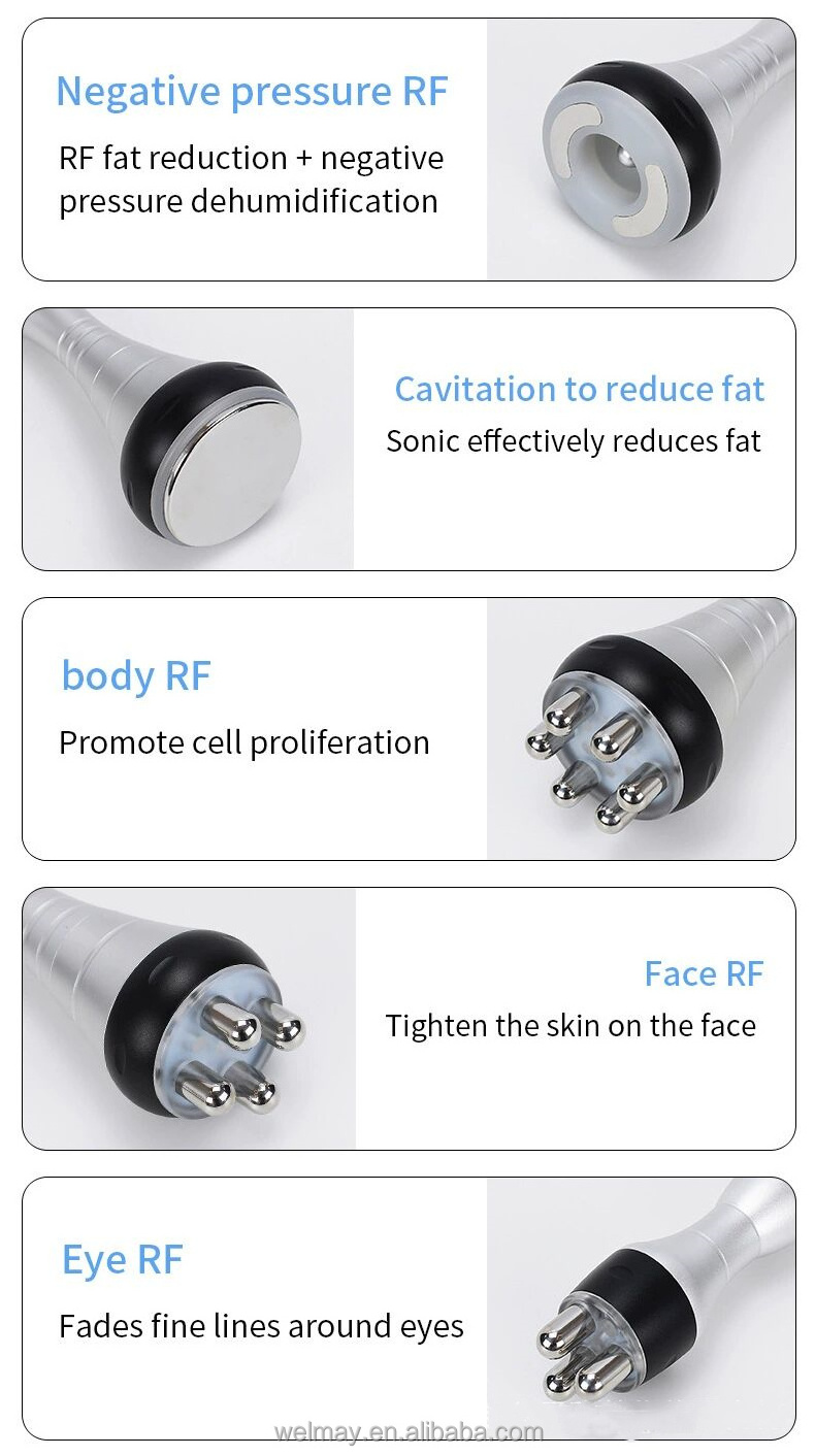 9 In 1 Spa Salon Newest Kim 8 Lipo Laser Cavitation RF Skin Tightening Cavitation Slimming Machine