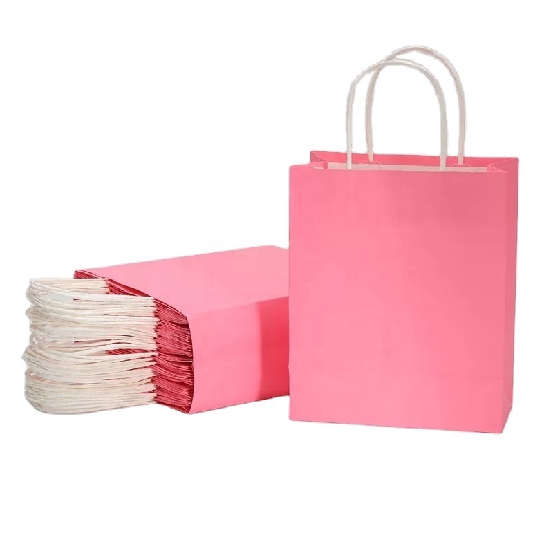 OEM/ODM Bolsa de papel kraft Accept a small amount of customized logo 120g brown white kraft paper bags