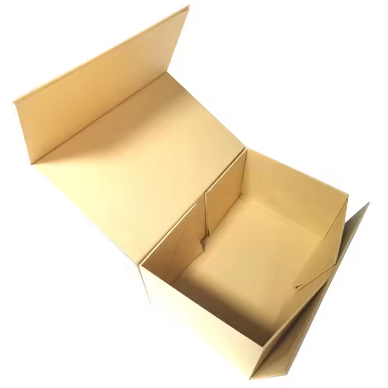 Professional customization small large low clothing shoes color rigid flat magnetic folding gift box for gift pack