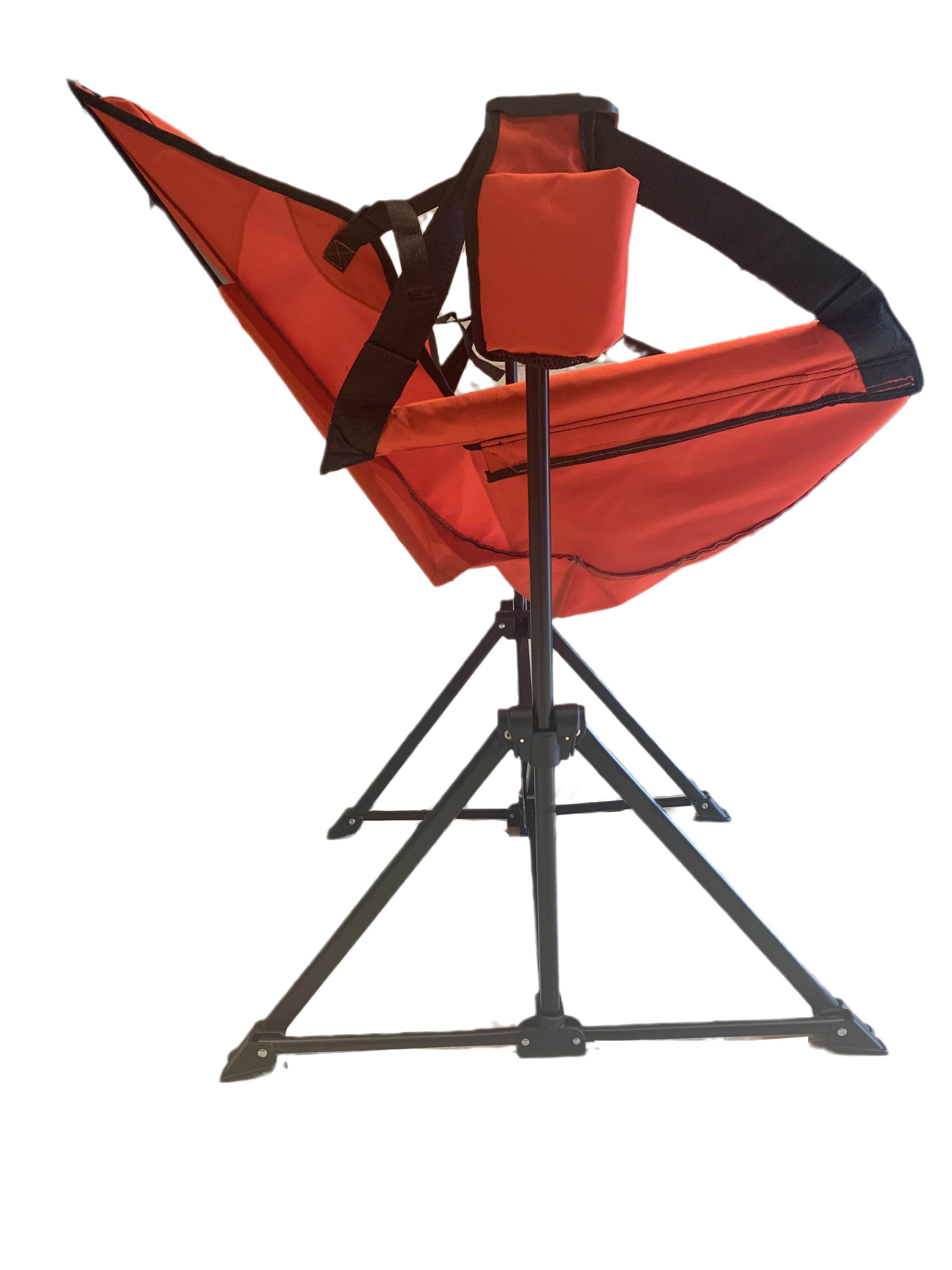 Hammock Camping Chair Folding Rocking Chair with Cup Drink Holder Steel Heavy Duty Portable Chair