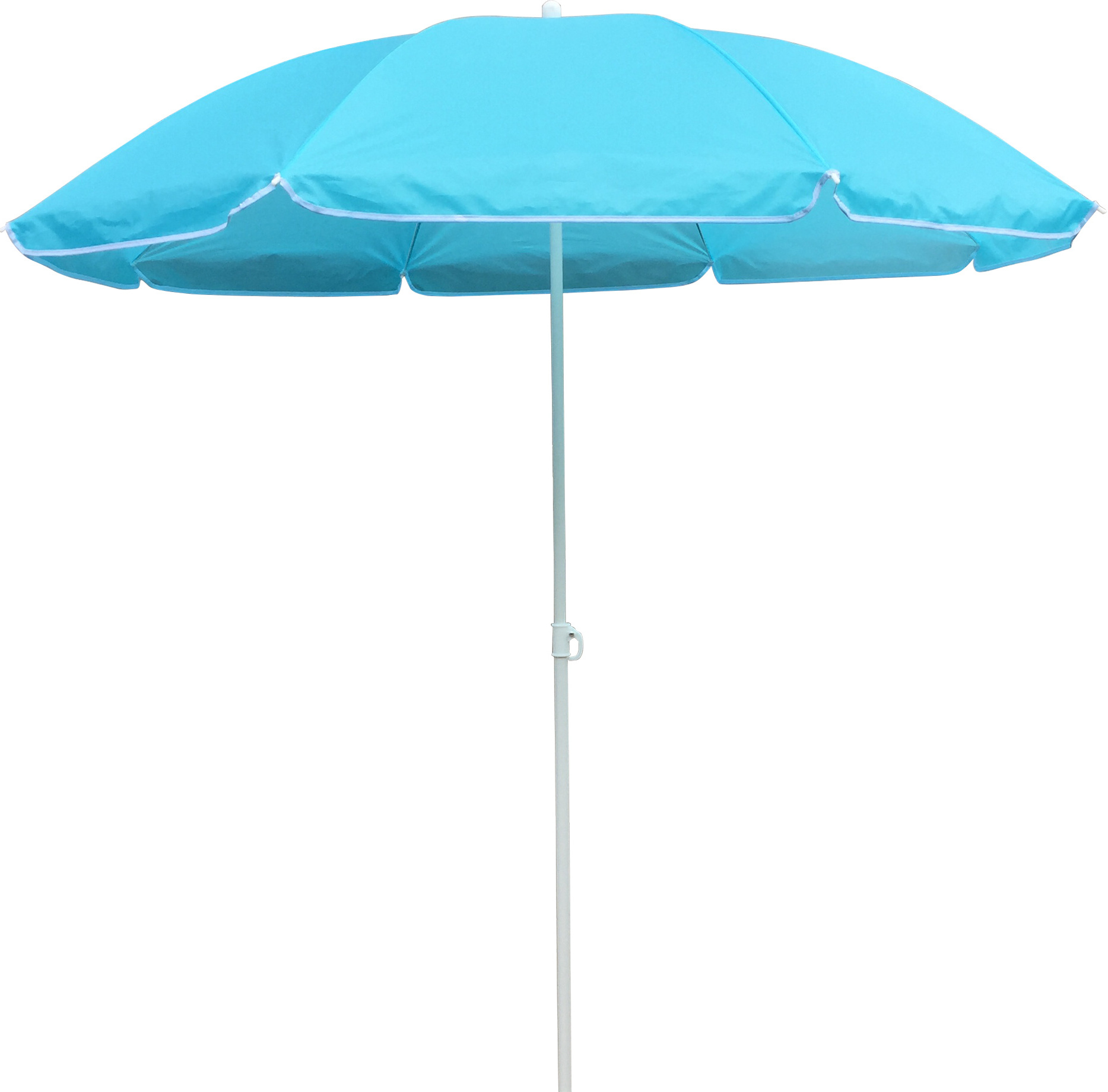 Windproof Sunshade Parasol Beach Umbrella Portable Outdoor Umbrellas with Carry Bag Sand Anchor Push Button Tilt Pole