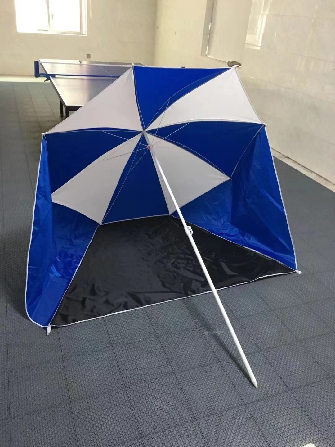 Hot Sale Pop up Polyester Beach Umbrella Tent Beach Umbrella Sun Shade for Outdoor Camping Hiking Travelling