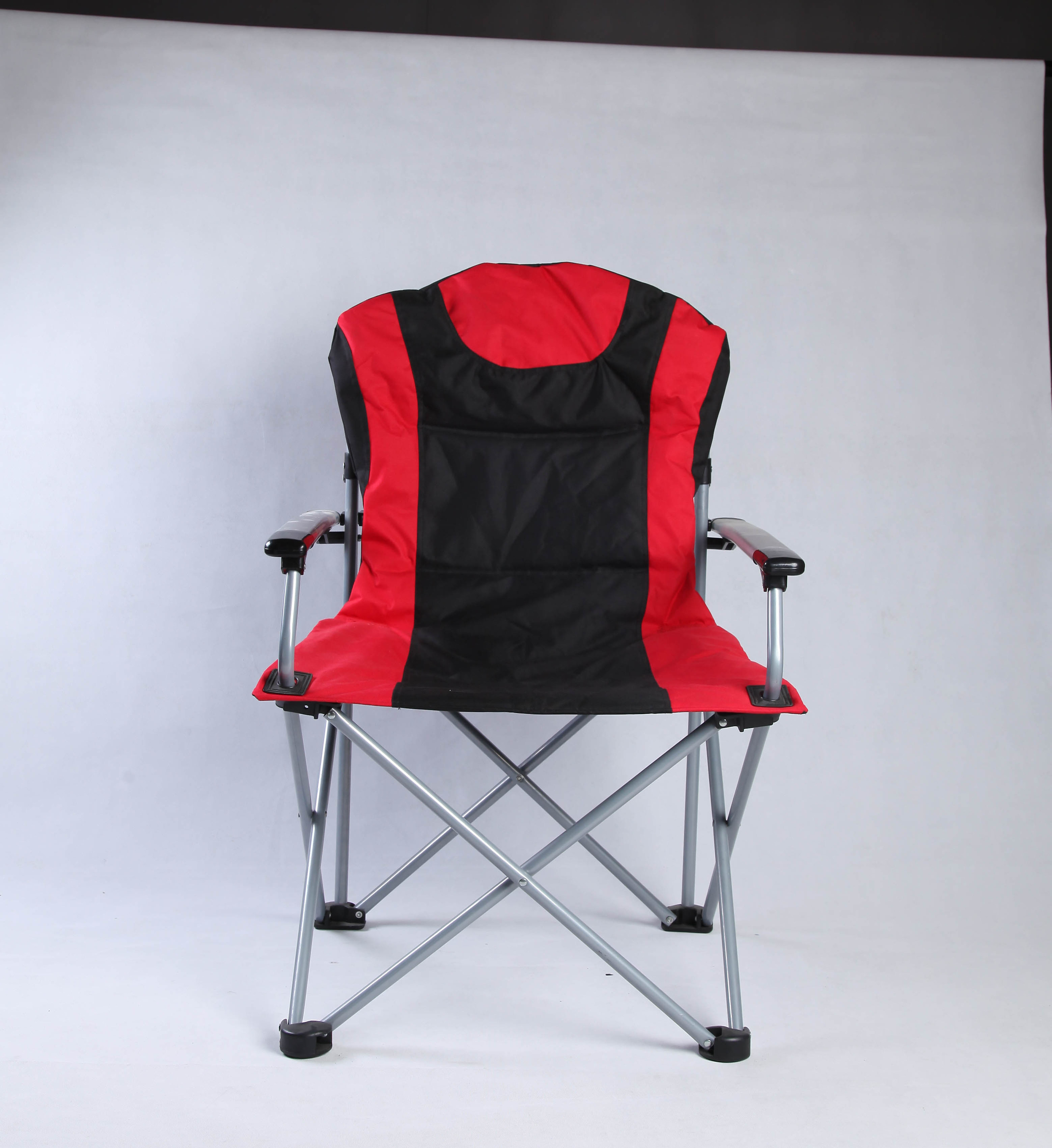 Oversized Portable Heavy Duty Folding Outdoor Padded Camping Chair Aluminum Camping Beach Chair with Armrest