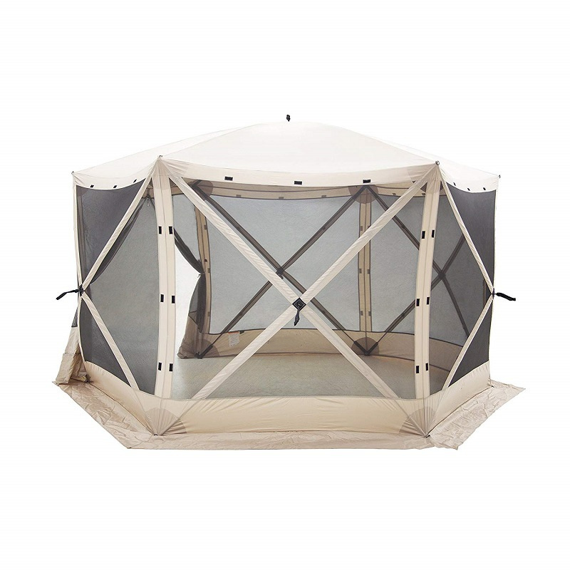 Customized Outdoor Garden Pop Up Screen House Gozebo Tent Camping Mesh Screen Room House 6-Sided Hub Durable Screen Tent