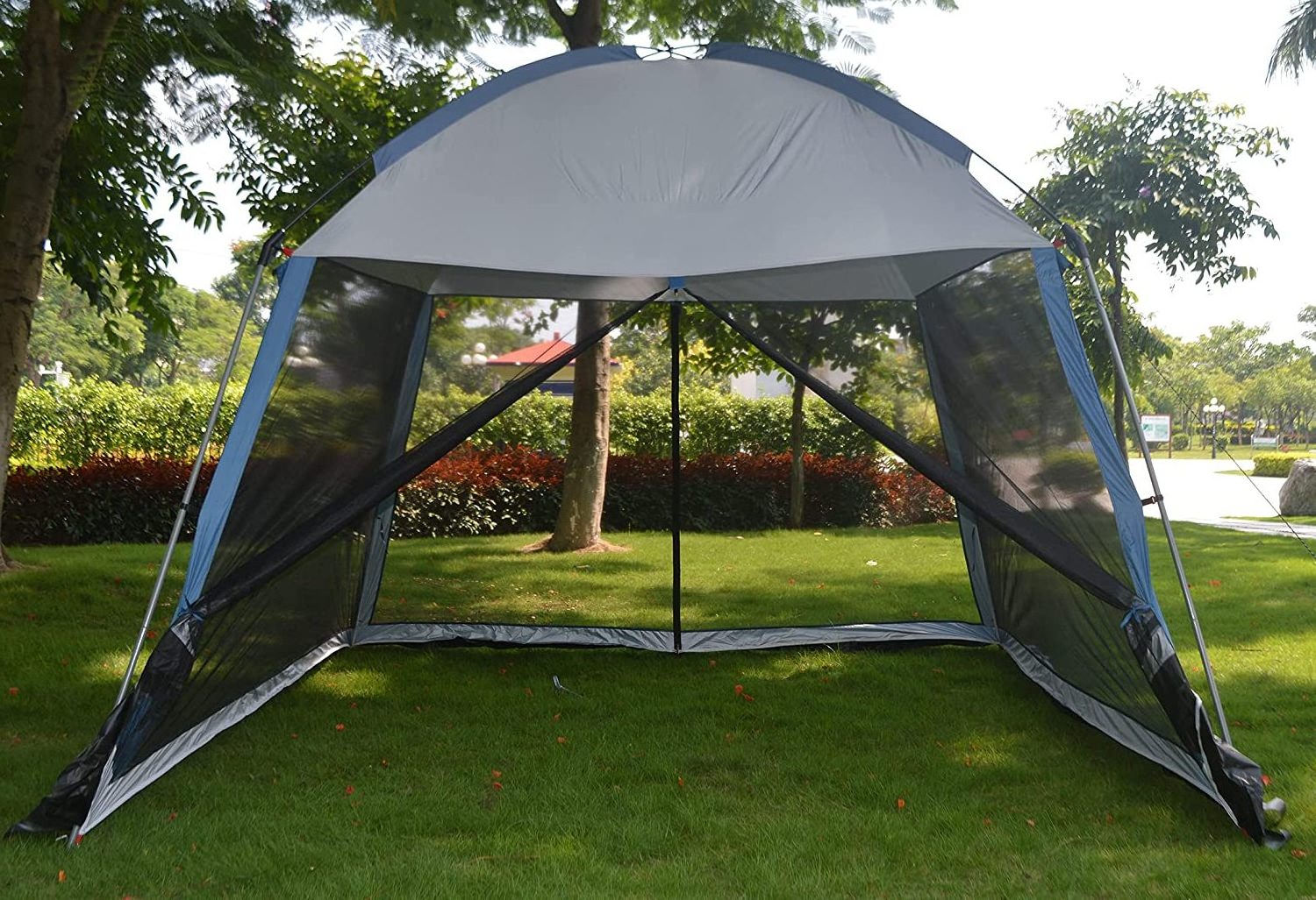 Customized Outdoor 6 Person Garden Pop Up Camping Insect-resistant Mesh Screen Room House Folding Mosquito Net Tent