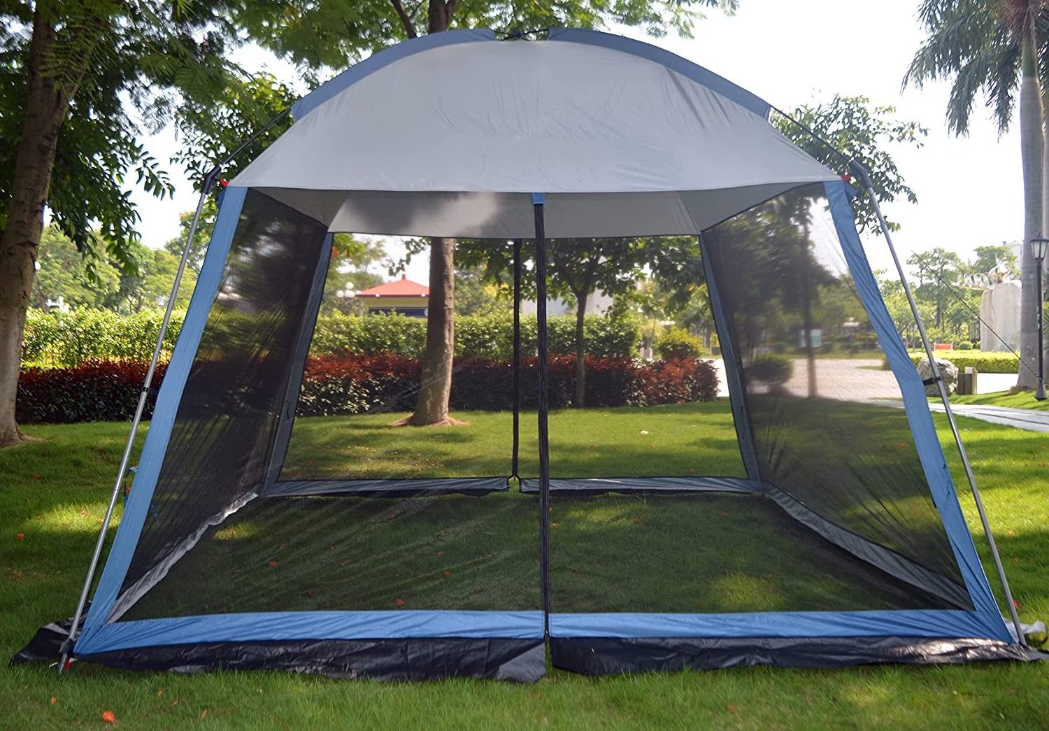 Customized Outdoor 6 Person Garden Pop Up Camping Insect-resistant Mesh Screen Room House Folding Mosquito Net Tent