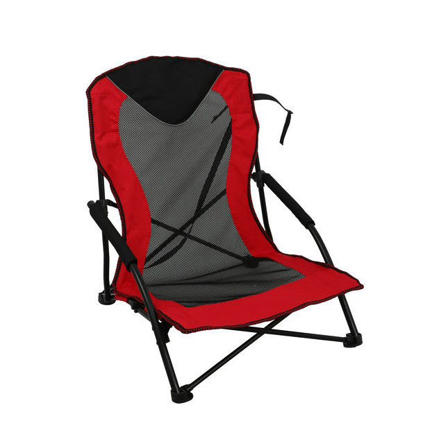 Wholesale Outdoor Beach Folding Mesh Sand Camping Chair Low Profile Beach Camp Chairs