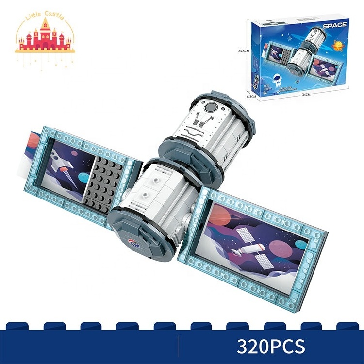 1 Popular 320 Pcs DIY Model Blocks Set Plastic Satellite Photo Frame For Kids SL13A710