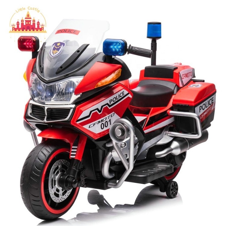 Factory Direct Ride On Toy 3 Wheels Electric Police Motorcycle For Kids SL04D023