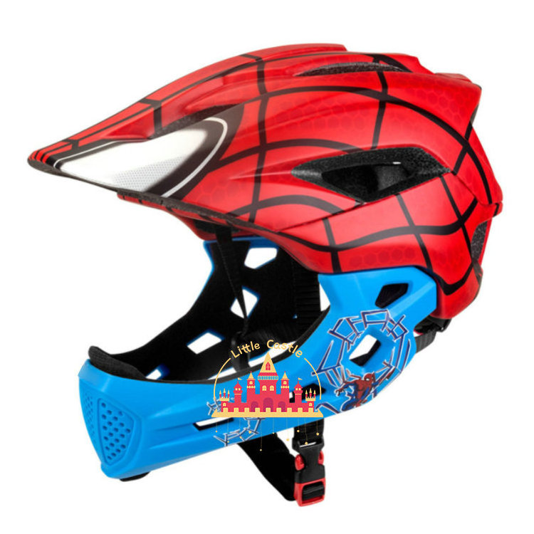 Kids Outdoor Sports Riding Skating Protective Gear Full Spiderman Helmet SL01D080 BestSuppliers