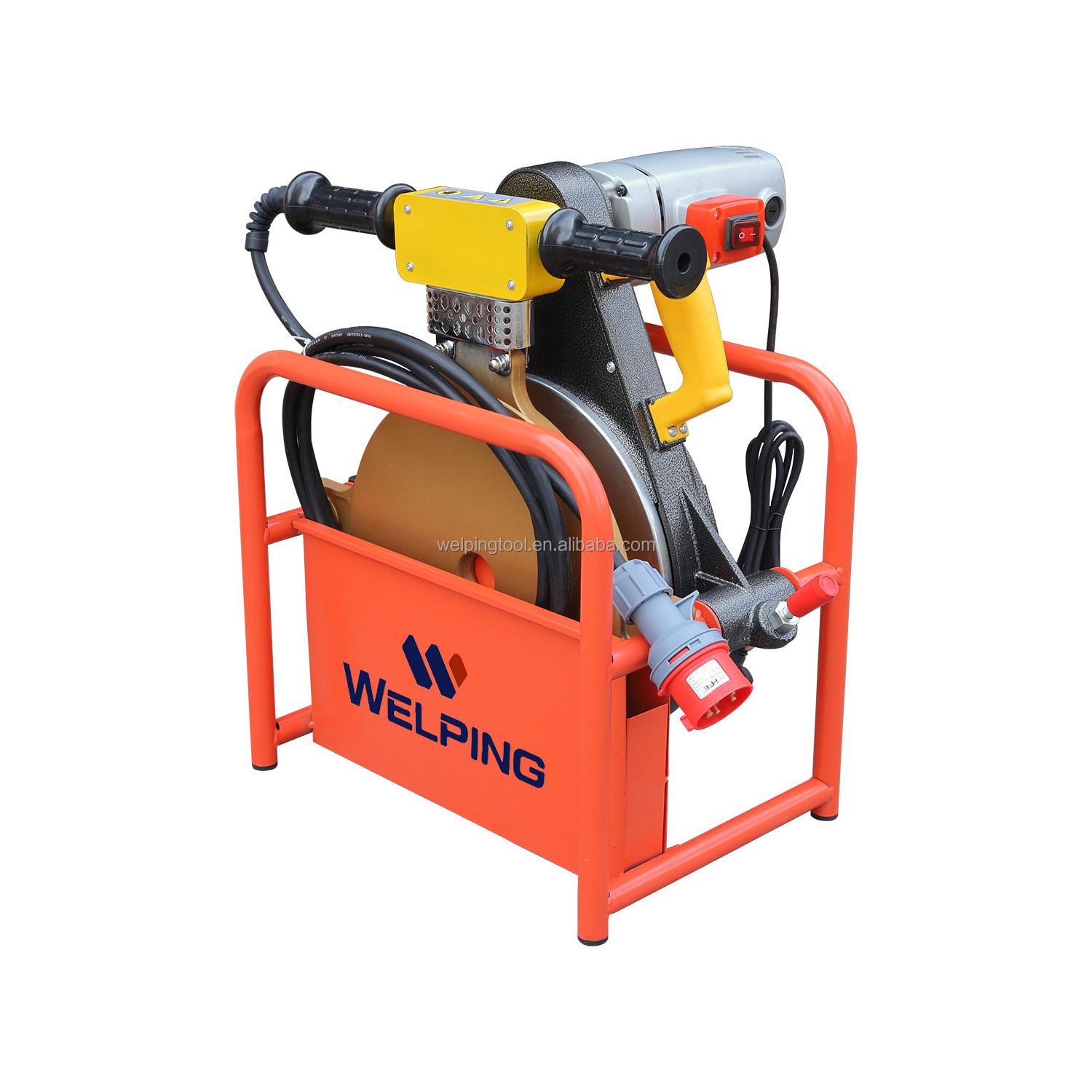 Welping Economic 90-315mm Hydraulic Butt Welders HDPE Plastic Pipe Welding Red Butt Fusion Welding Machine