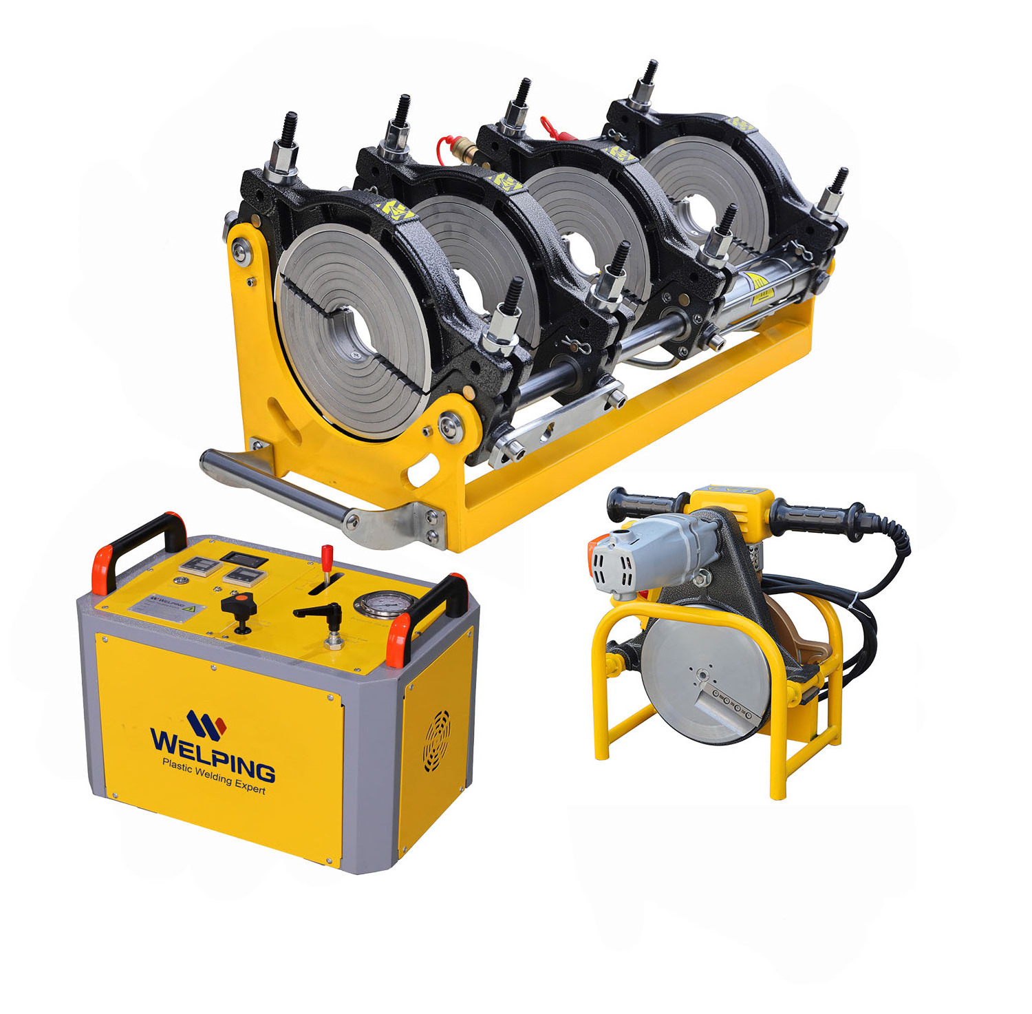 63mm to 200mm Plastic Pipe High quality butt welder Hydraulic butt fusion machines