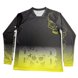 Sublimated sportswear bicycle blank motocross jerseys long sleeve  with customized label